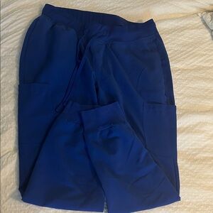 Blue Jogger Scrub Pants